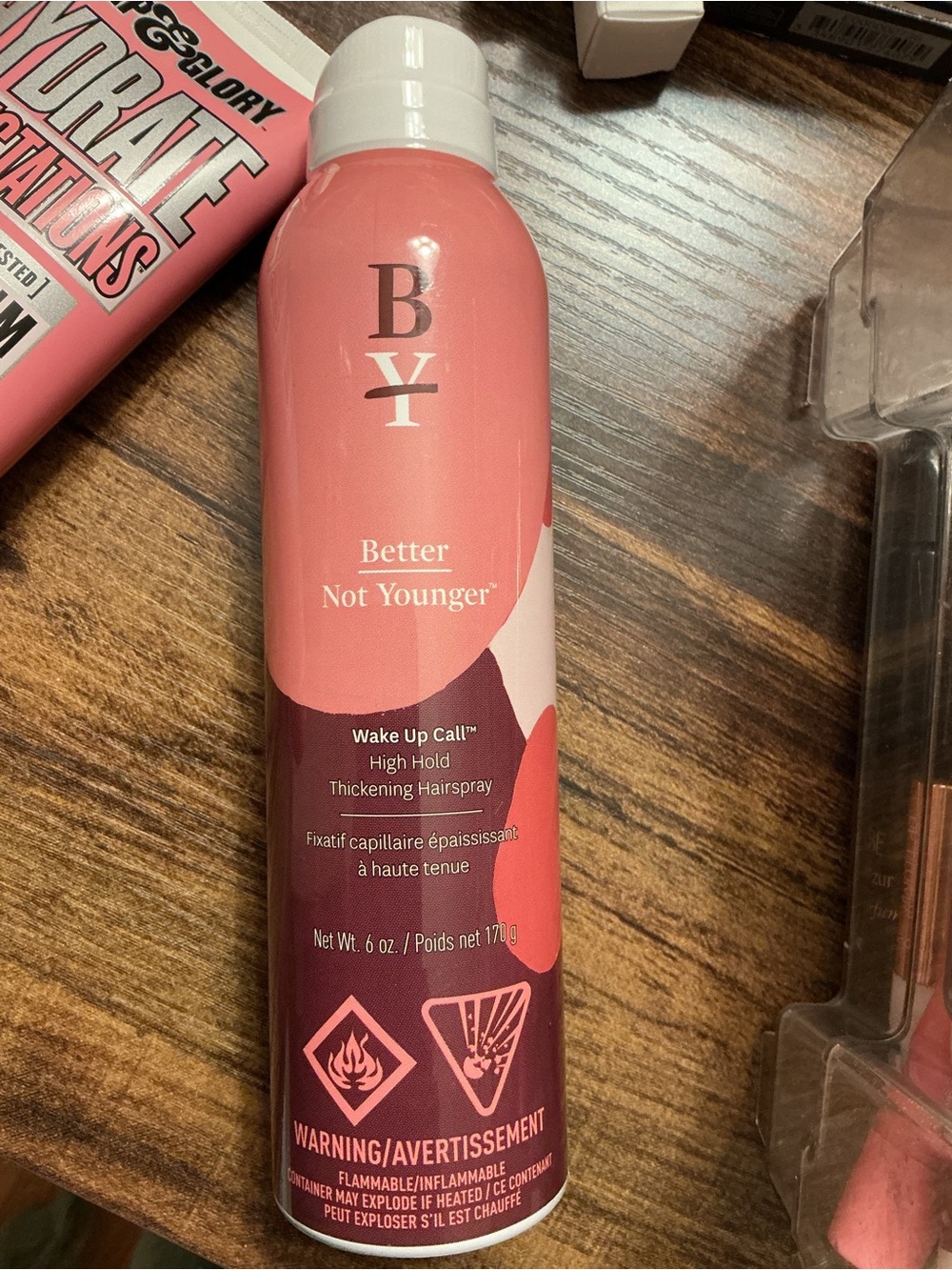 Wake Up Call High Hold Thickening Hairspray - Pink